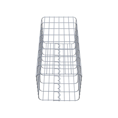Gabionsøjle firkantet 37 cm x 37 cm, 80 cm højde, MW 5 cm x 10 cm