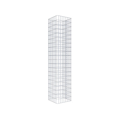 Gabion column square 42 cm x 42 cm, 200 cm high, MW 5 cm x 10 cm