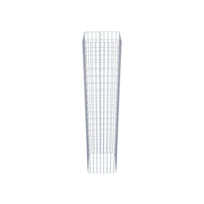 Gabion column square 42 cm x 42 cm, 200 cm high, MW 5 cm x 10 cm
