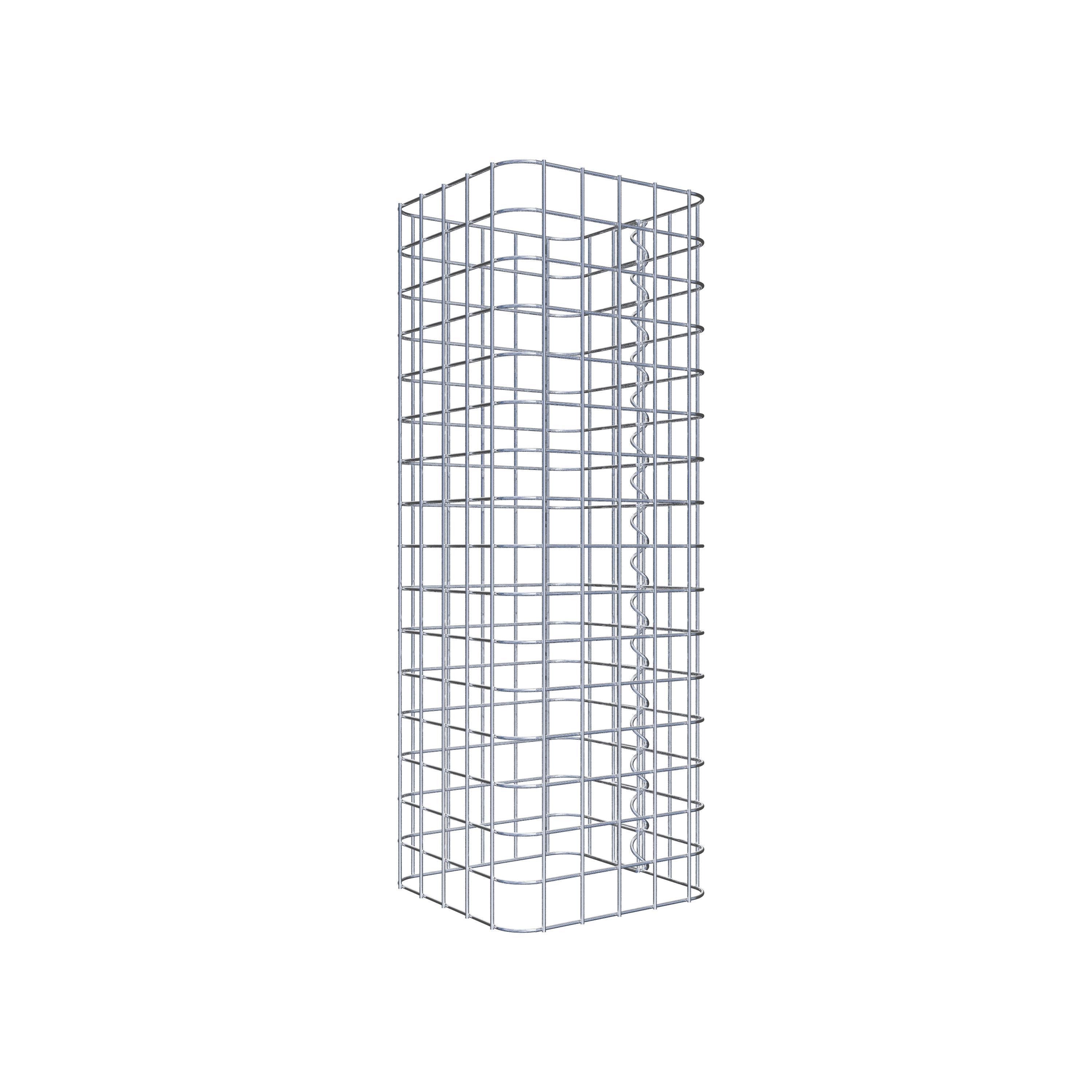 Gabion column square 27 cm x 27 cm, 80 cm height, MW 5 cm x 5 cm