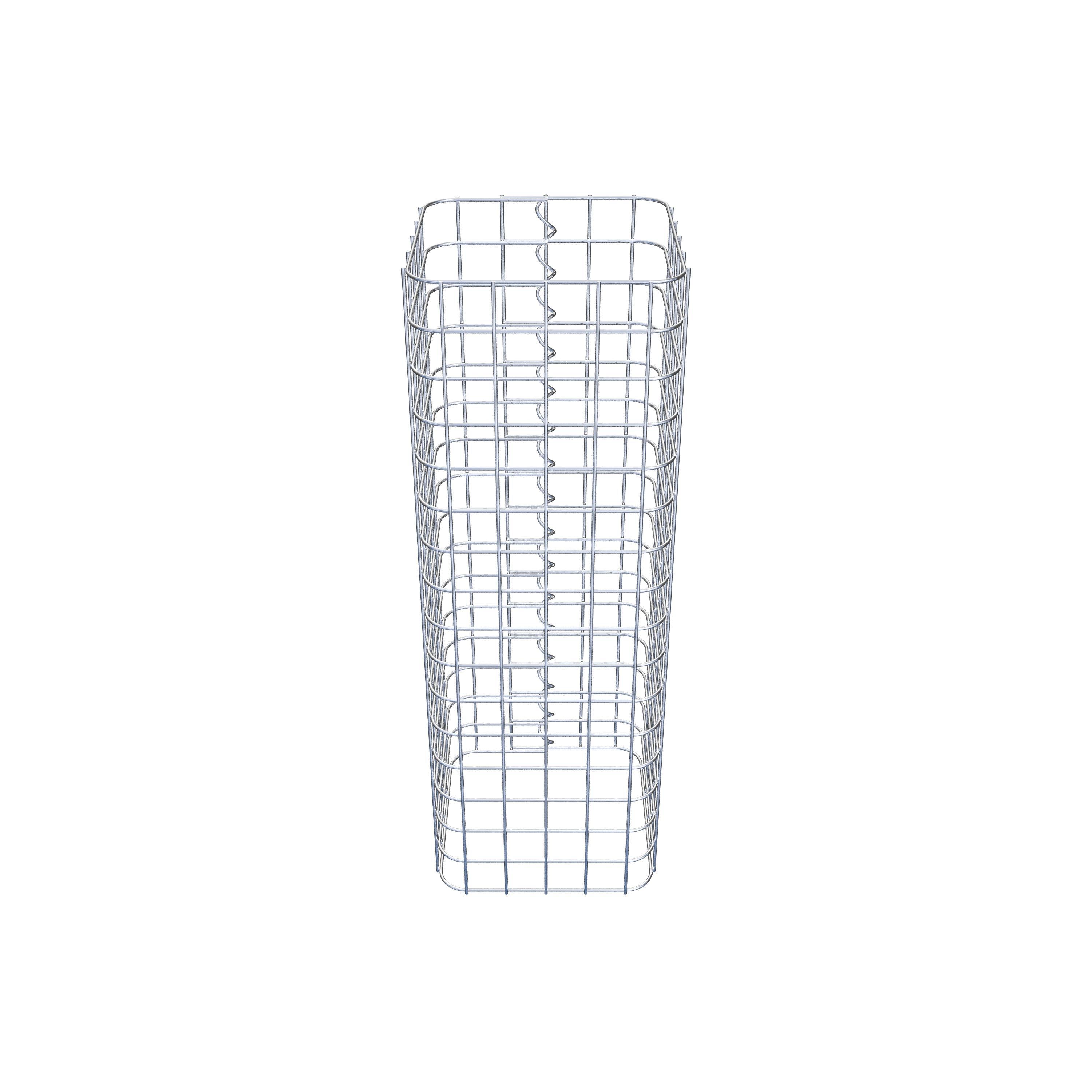 Gabion column square 27 cm x 27 cm, 80 cm height, MW 5 cm x 5 cm