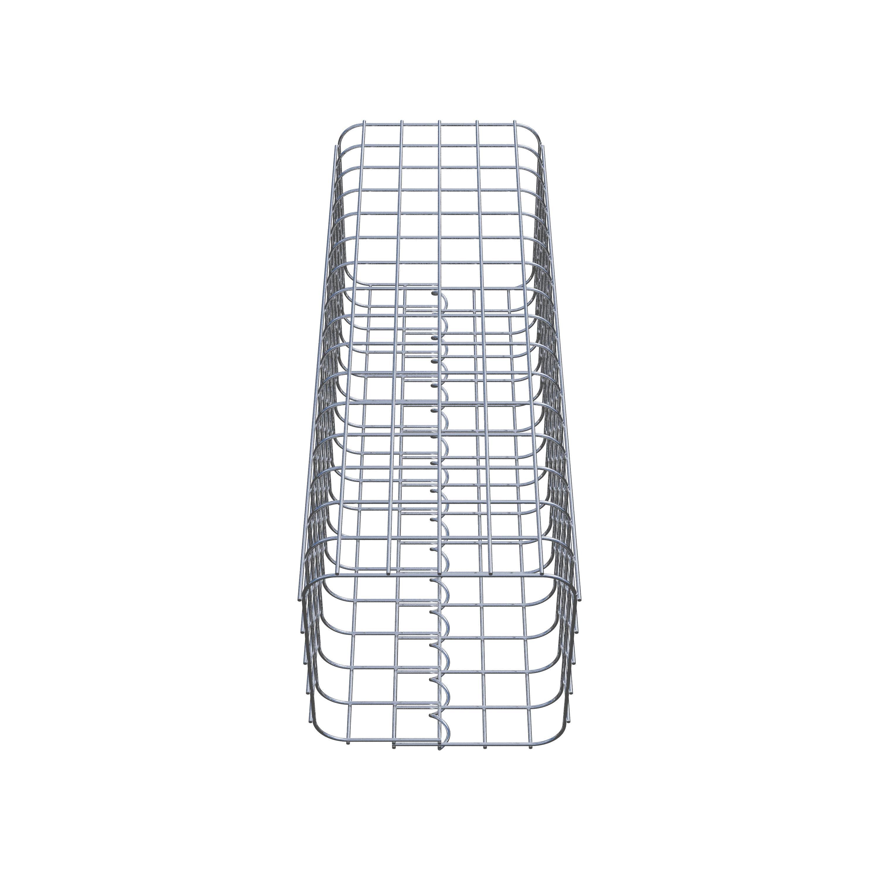 Gabion column square 27 cm x 27 cm, 80 cm height, MW 5 cm x 5 cm