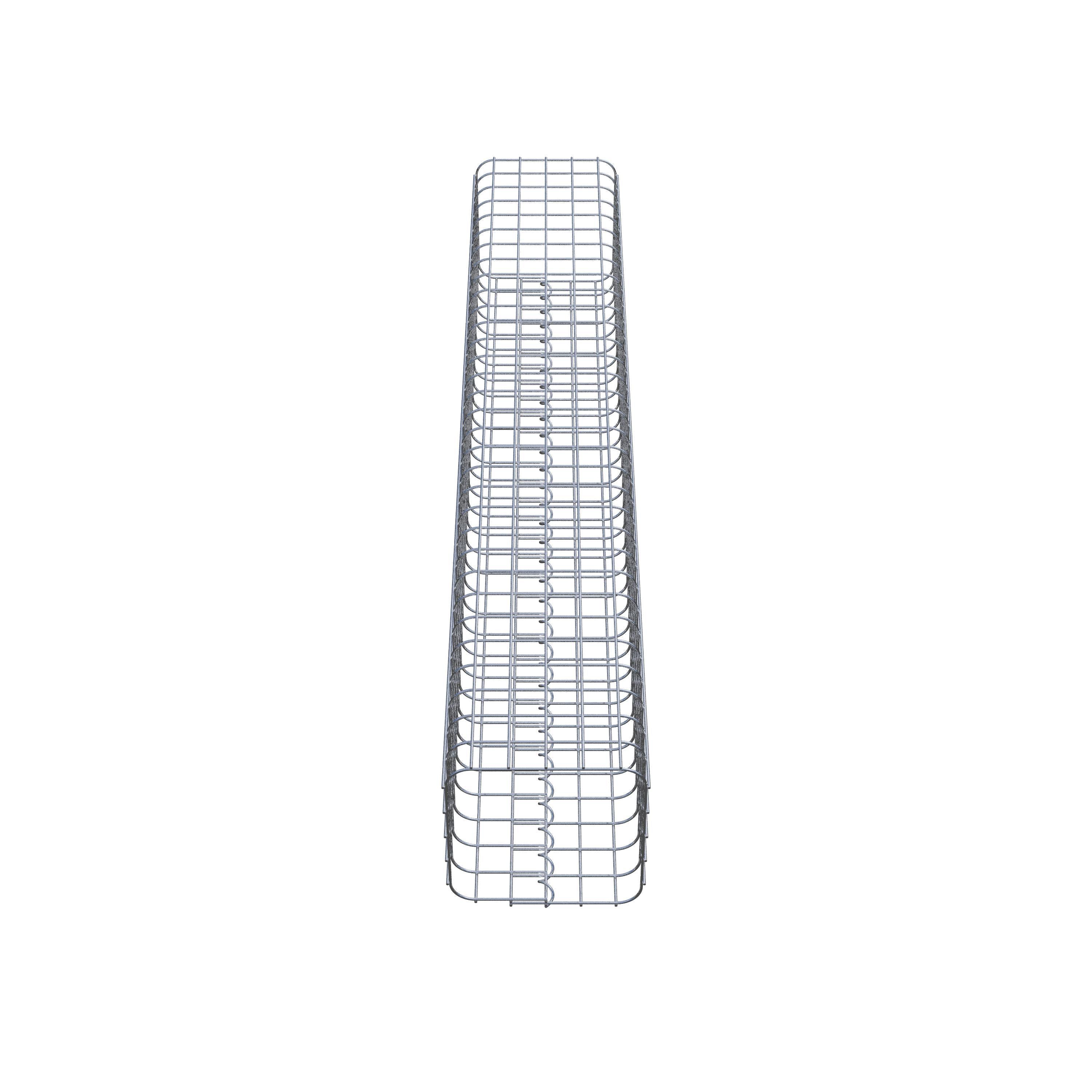 Gabion column square 27 cm x 27 cm, 160 cm height, MW 5 cm x 5 cm