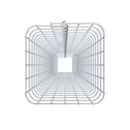 Colonna di gabbioni angolare 27 cm x 27 cm, 230 cm di altezza, MW 5 cm x 5 cm