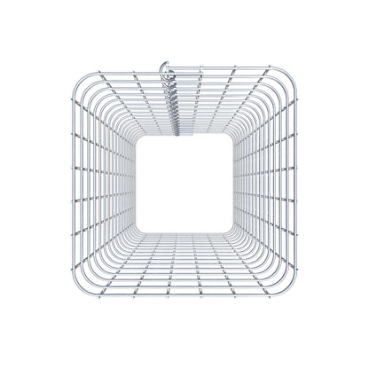 Gabionpelare, kantig 32 cm x 32 cm, 80 cm hög, MW 5 cm x 5 cm
