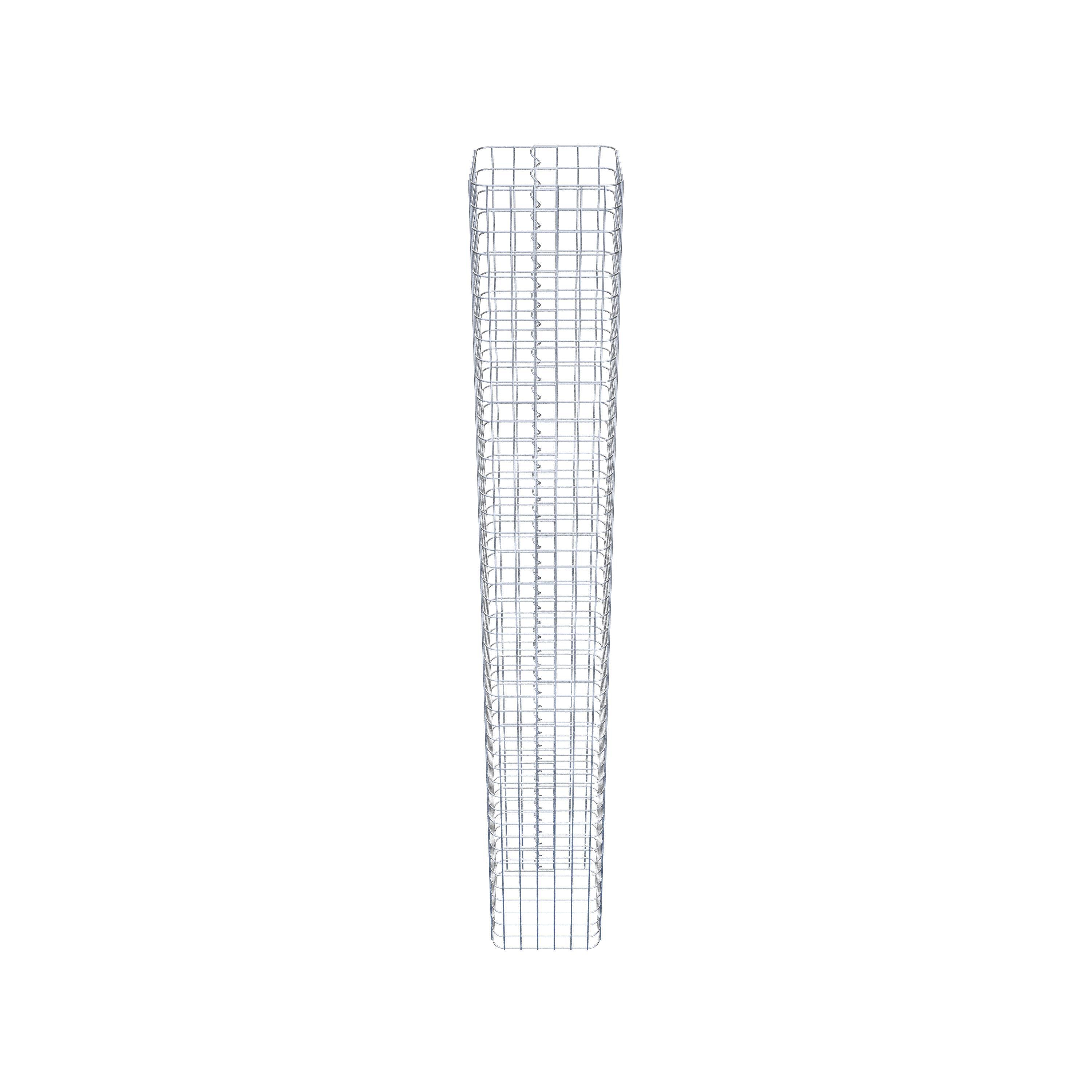 Gabion column square 32 cm x 32 cm, 230 cm height, MW 5 cm x 5 cm