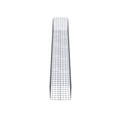 Gabion column square 37 cm x 37 cm, 230 cm high, MW 5 cm x 5 cm