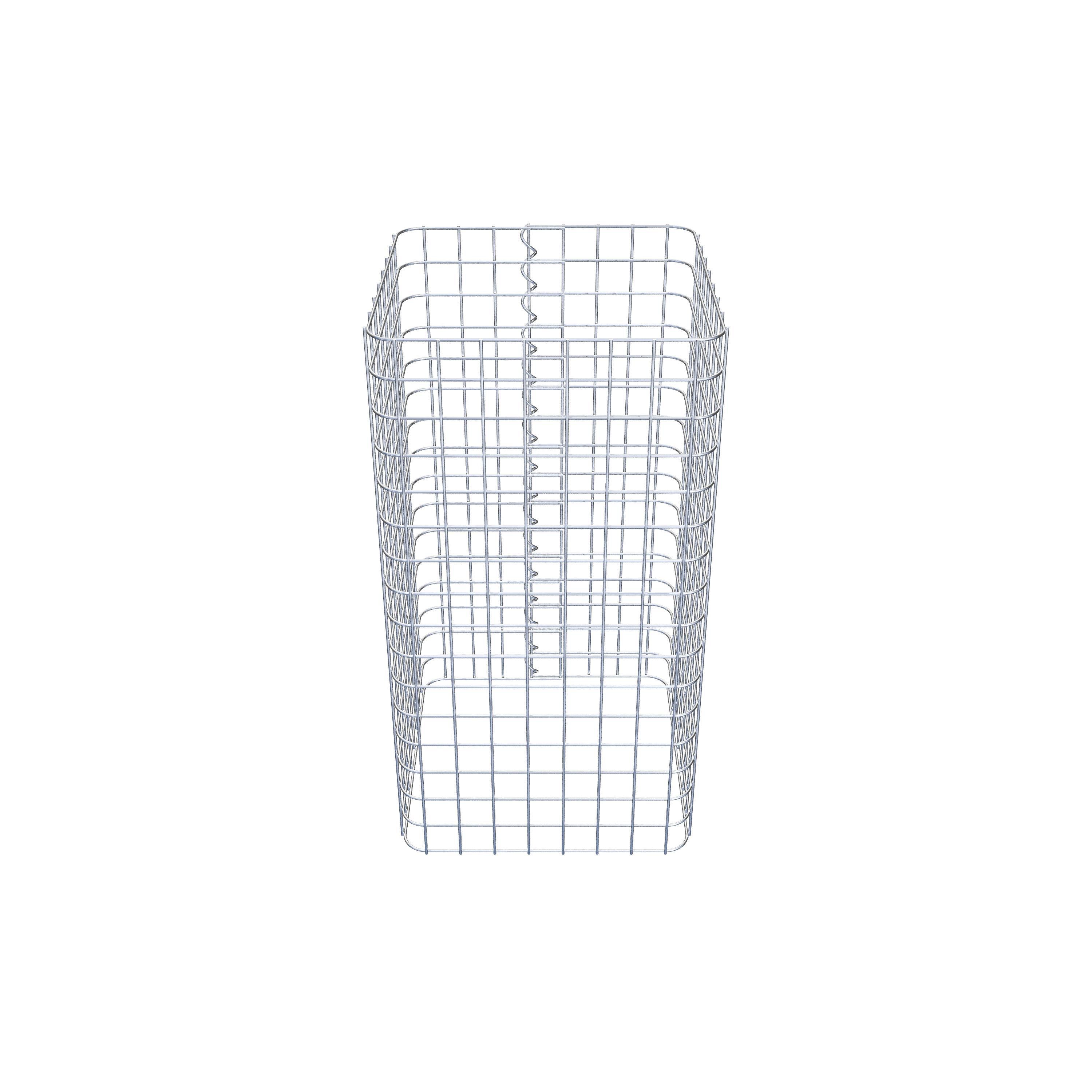 Gabion column square 42 cm x 42 cm, 80 cm height, MW 5 cm x 5 cm