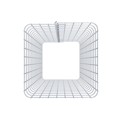 Colonne de gabion carrée 42 cm x 42 cm, hauteur 80 cm, MW 5 cm x 5 cm