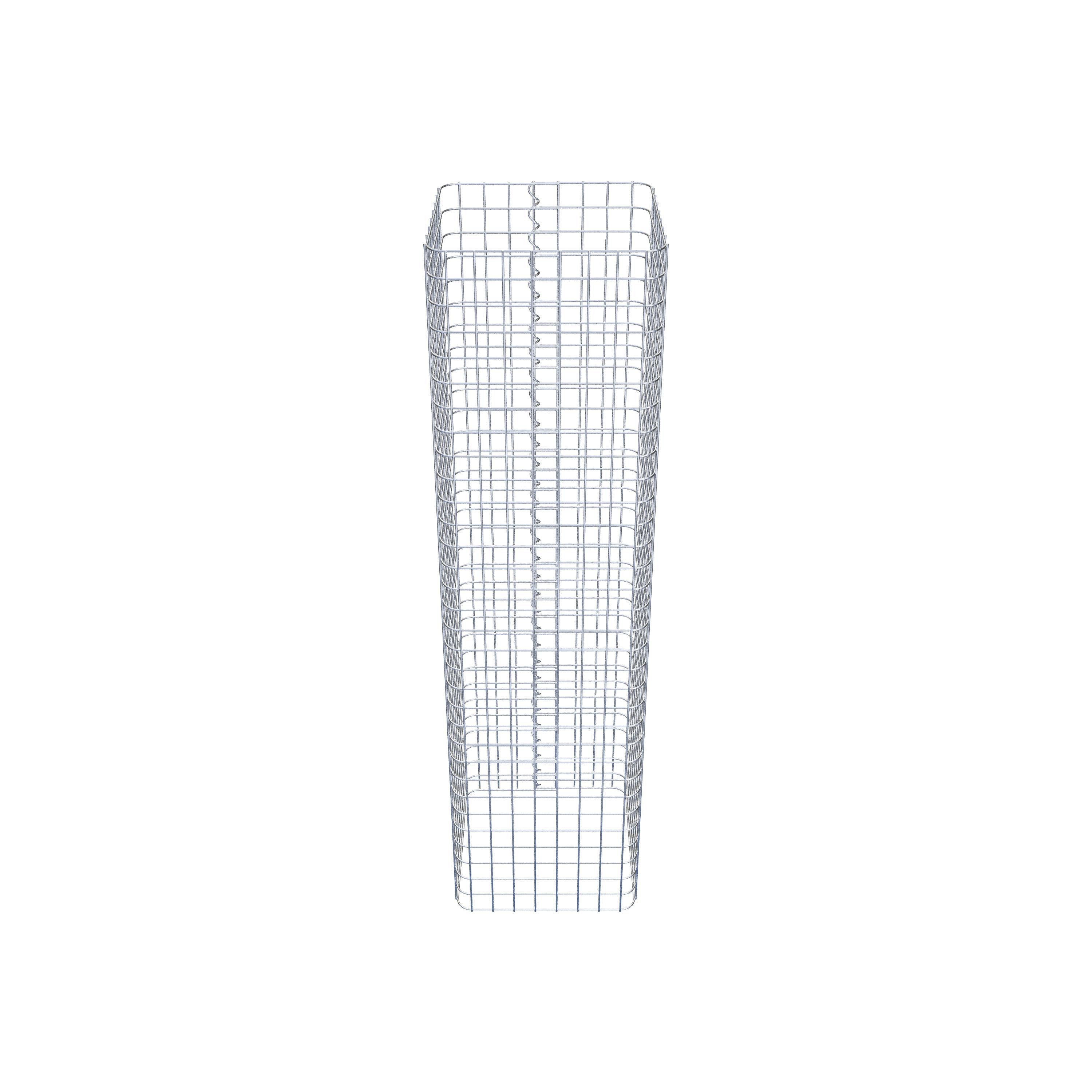 Gabion column square 42 cm x 42 cm, 160 cm height, MW 5 cm x 5 cm