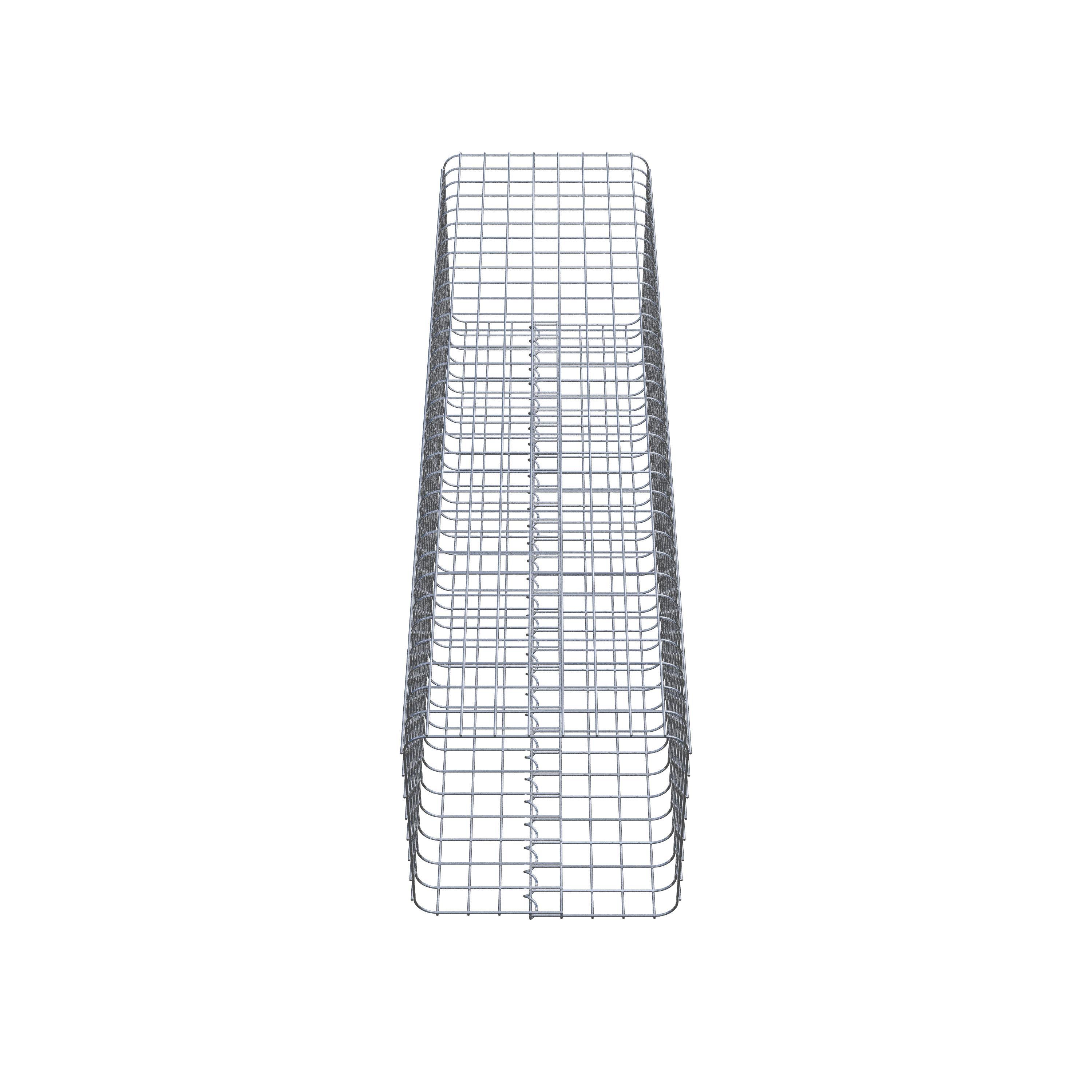 Gabion column square 42 cm x 42 cm, 160 cm height, MW 5 cm x 5 cm