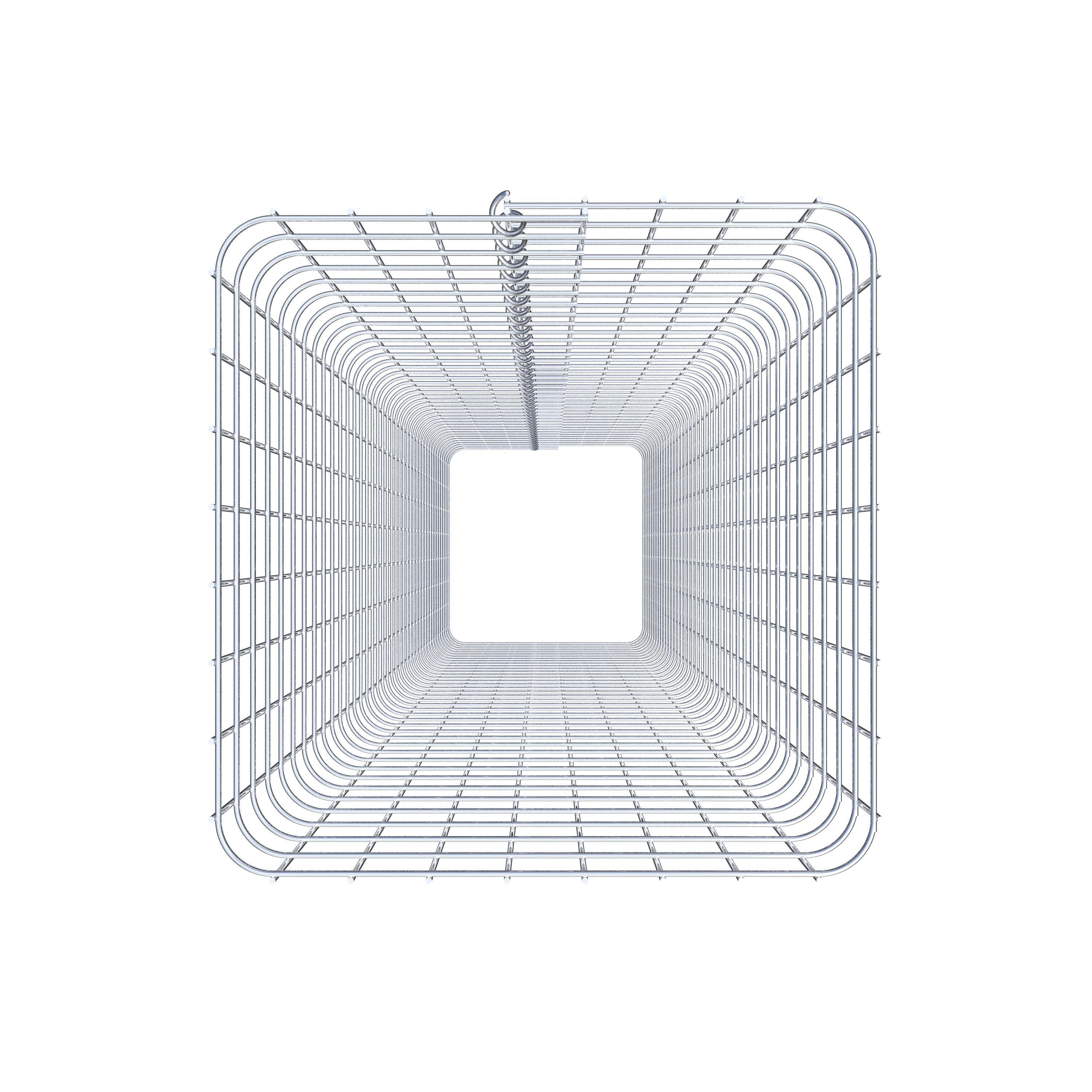 Gabionpelare vinkelformad 42 cm x 42 cm, 200 cm höjd, MW 5 cm x 5 cm