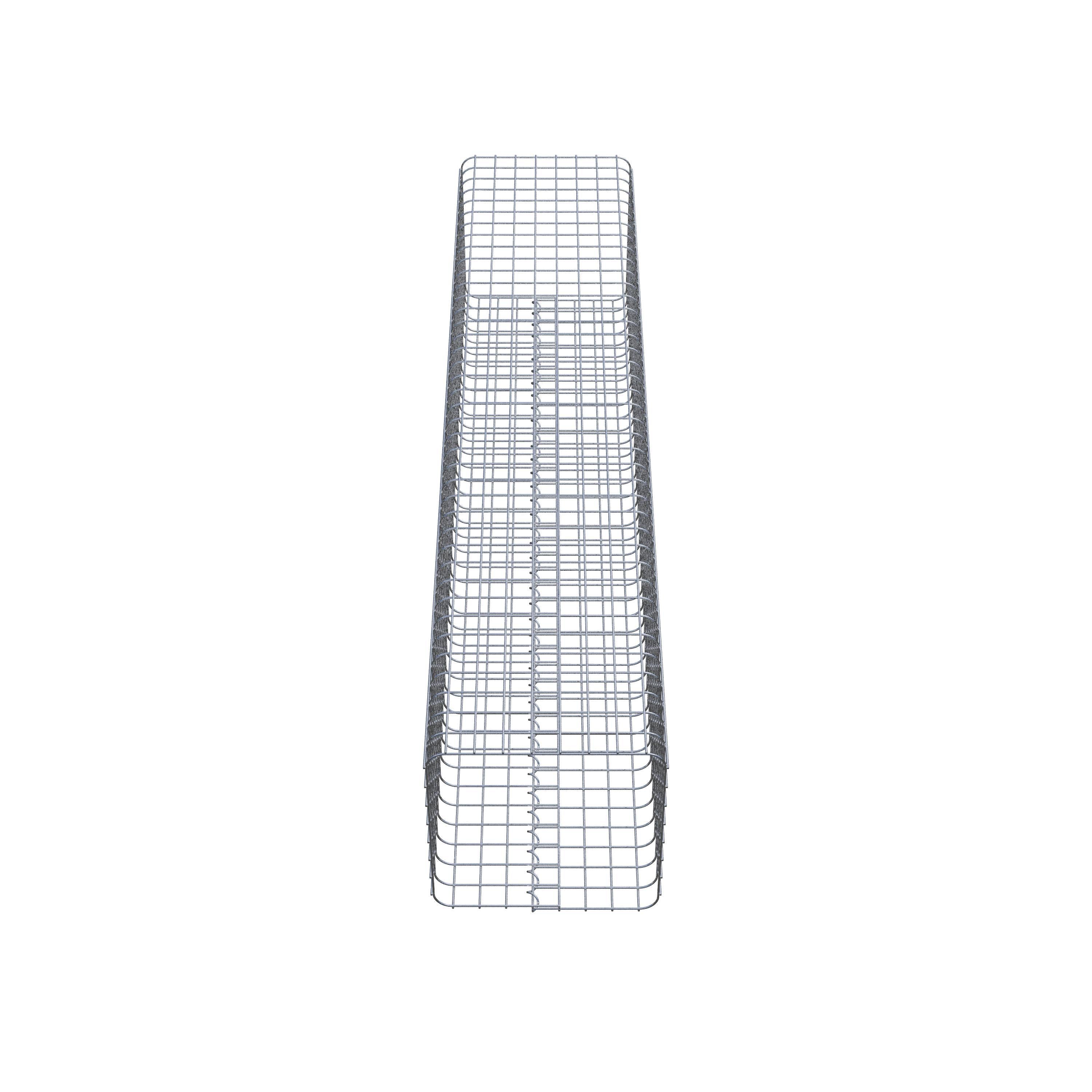 Gabion column square 42 cm x 42 cm, 200 cm high, MW 5 cm x 5 cm