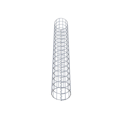 Gabionensäule Durchmesser 22 cm, MW 5 x 10 cm rund