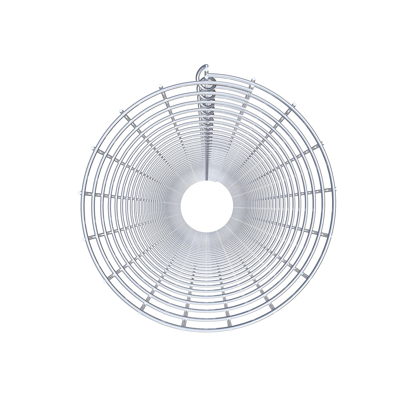 Gabion column around 27 cm diameter, 200 cm high, mesh size 5 cm x 5 cm