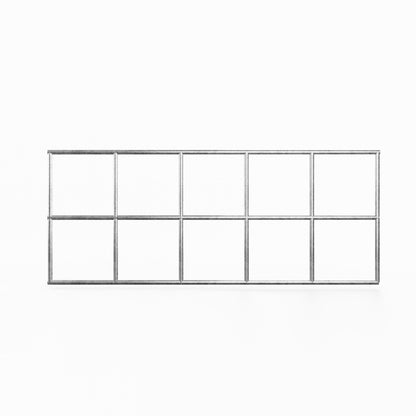 Rejilla de malla de 10 x 10 cm.