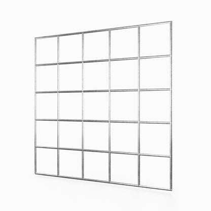 Rejilla de malla de 10 x 10 cm.