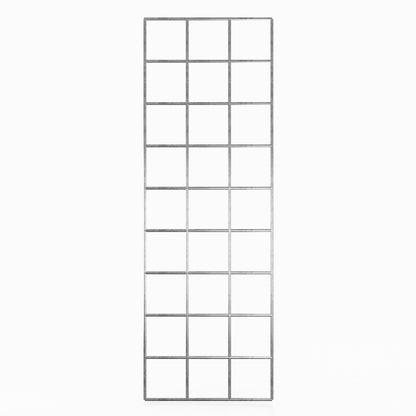 Rejilla de malla de 10 x 10 cm.