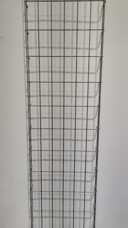 Kabelkanallængde 29 cm, dybde 5 cm, maskestørrelse 5 x 10 cm 