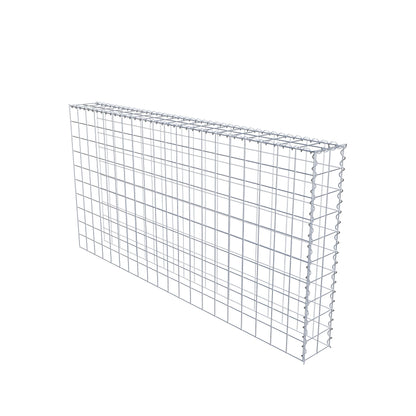 Extra gabion typ 4 200 cm x 100 cm x 20 cm (L x H x D), maskstorlek 10 cm x 10 cm, spiral