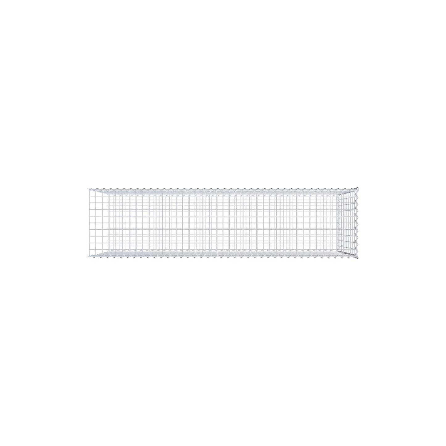 Gabião tipo 2 200 cm x 100 cm x 50 cm (C x A x P), malhagem 5 cm x 10 cm, espiral