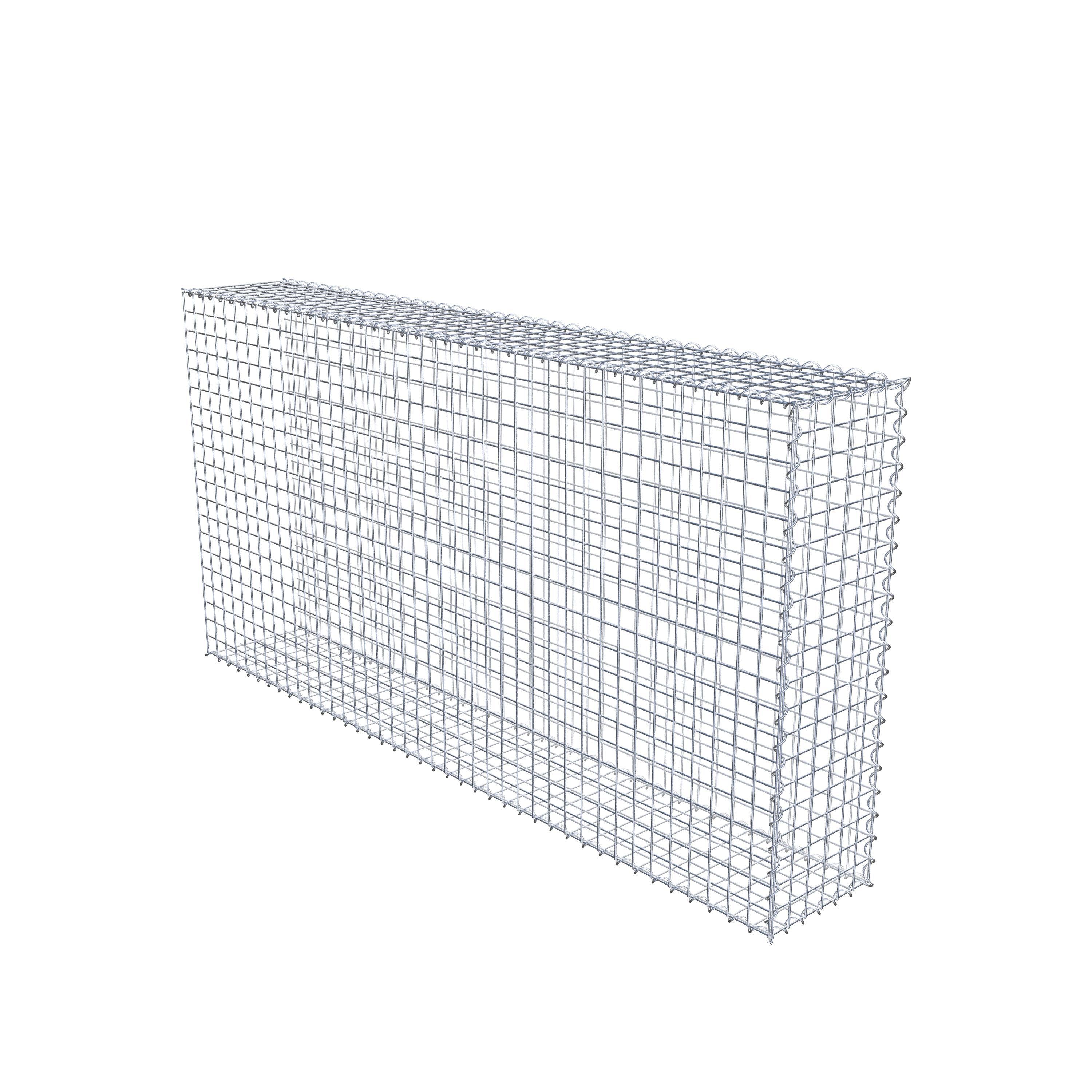 Add-on schanskorf type 2 200 cm x 100 cm x 30 cm (L x H x D), maaswijdte 5 cm x 5 cm, spiraalvormig