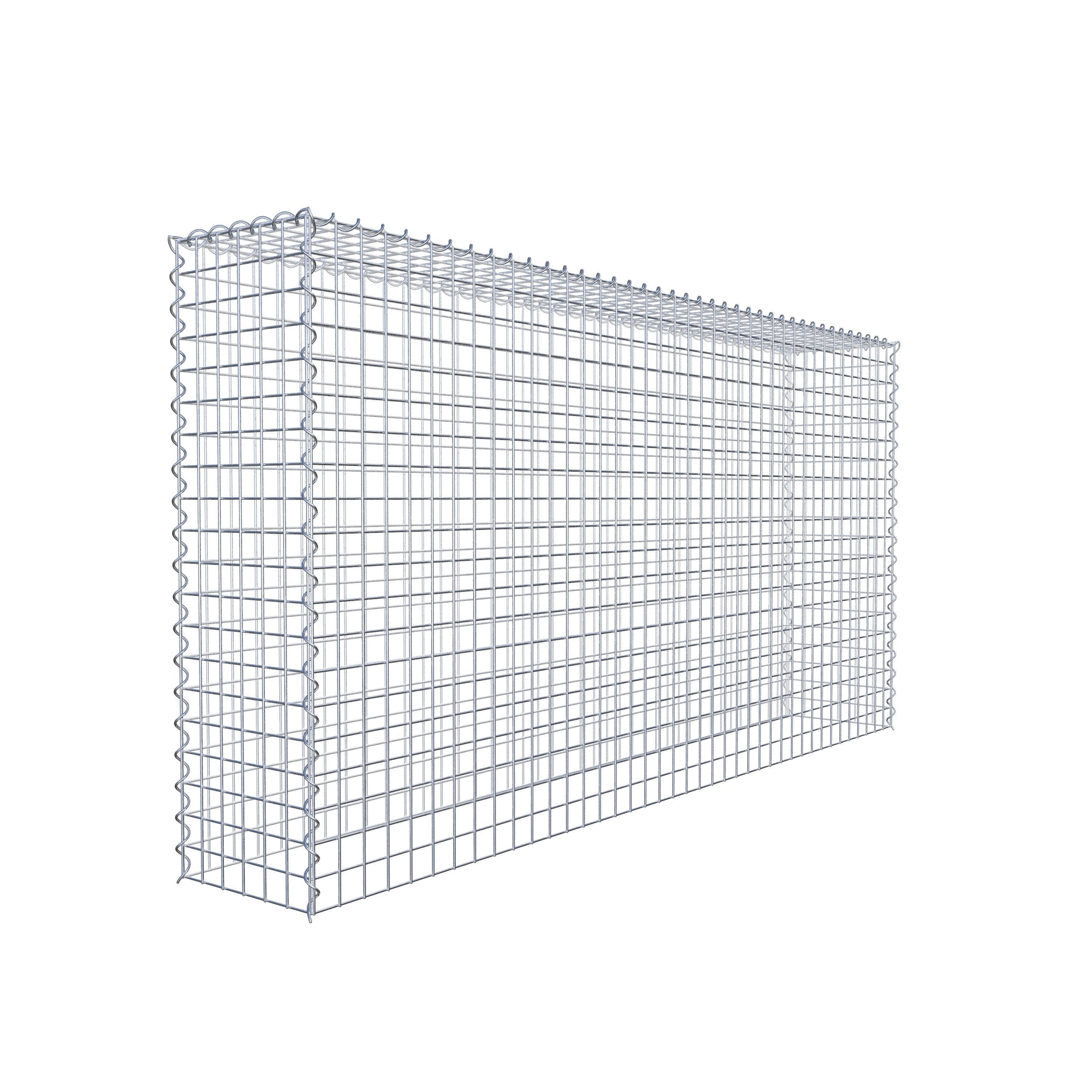 Add-on schanskorf type 3 200 cm x 100 cm x 30 cm (L x H x D), maaswijdte 5 cm x 5 cm, spiraalvormig