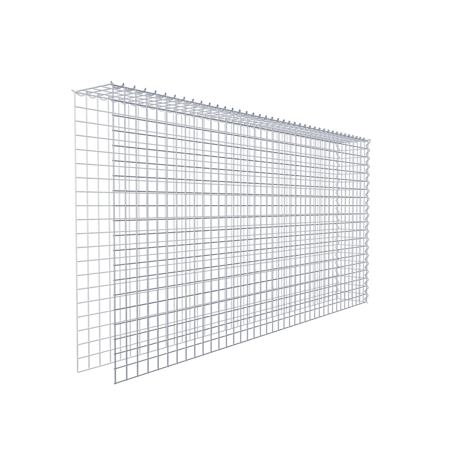 Anbaugabione Typ 4 200 cm x 100 cm x 20 cm (L x H x T), Maschenweite 5 cm x 5 cm, Spirale
