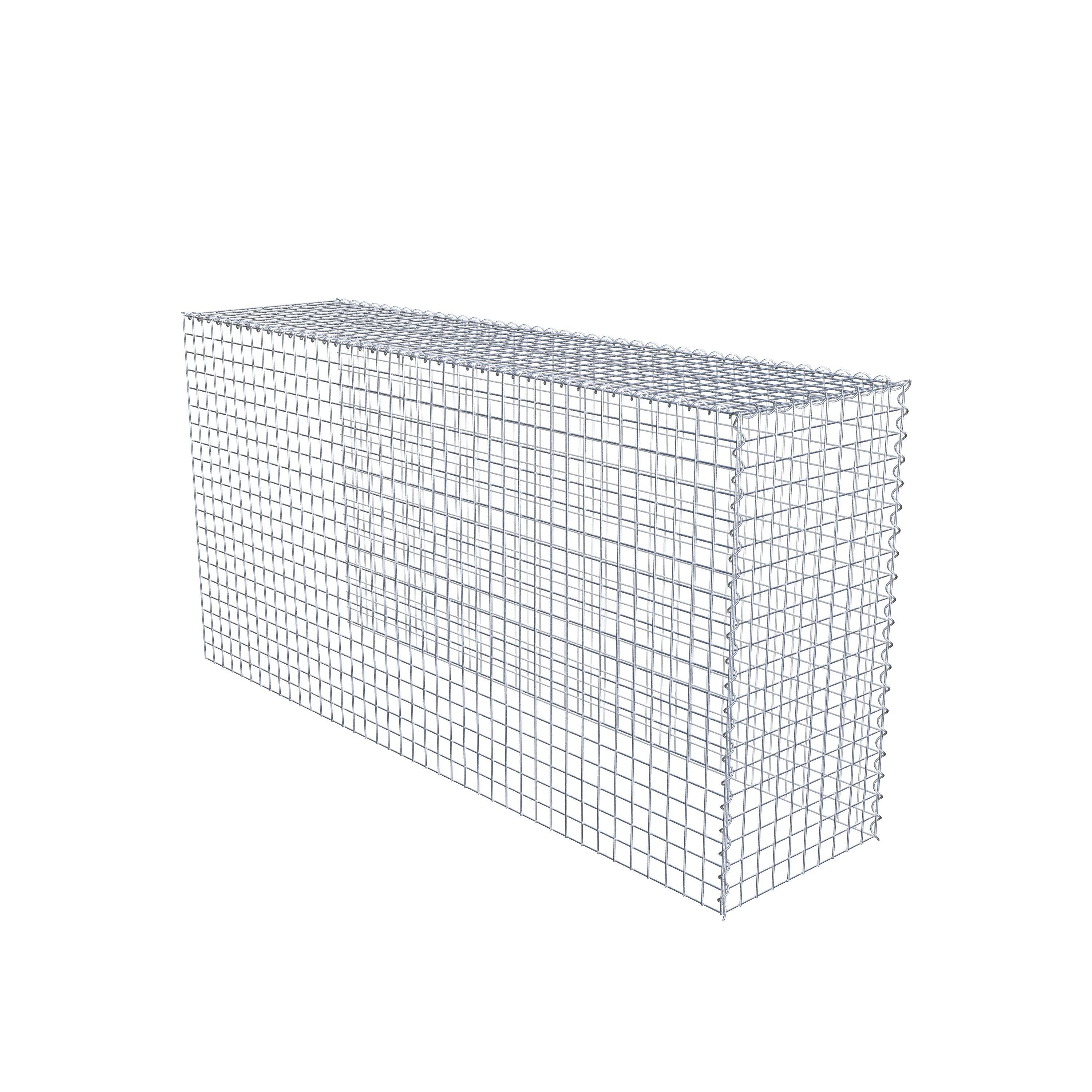 Add-on schanskorf type 4 200 cm x 100 cm x 50 cm (L x H x D), maaswijdte 5 cm x 5 cm, spiraalvormig