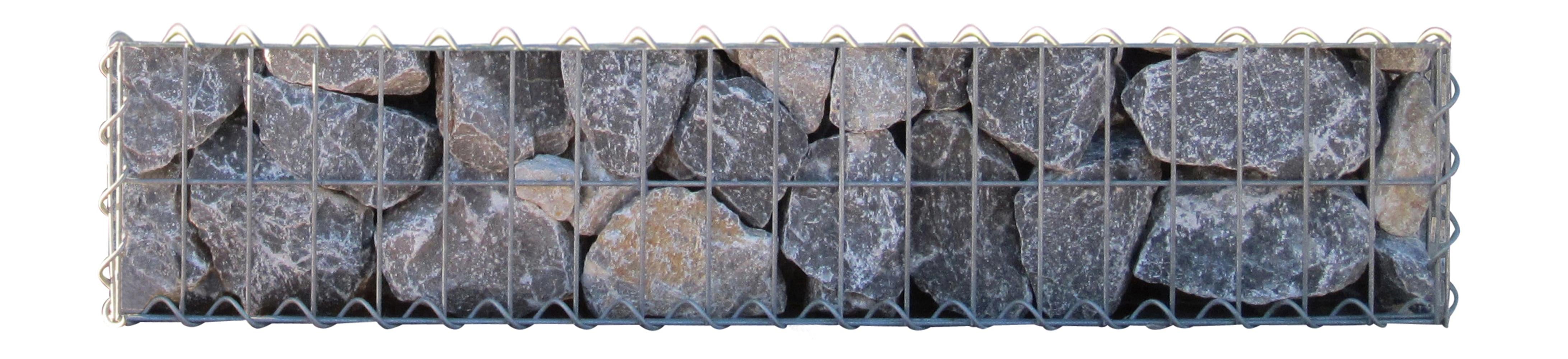 Gabion 100 cm x 20 cm x 30 cm (L x H x D), mesh size 5 cm x 10 cm, spiral