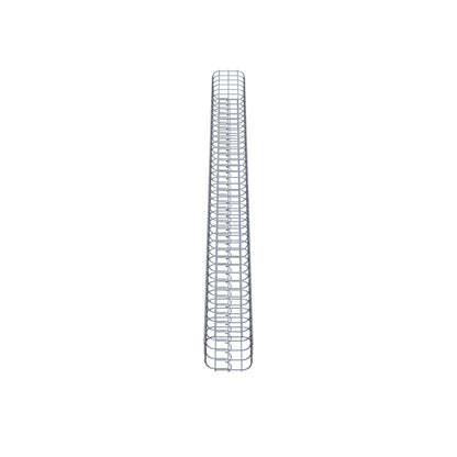 Gabion column, square, hot-dip galvanized, 17 cm x 17 cm, 200 cm high, MW 5 cm x 5 cm