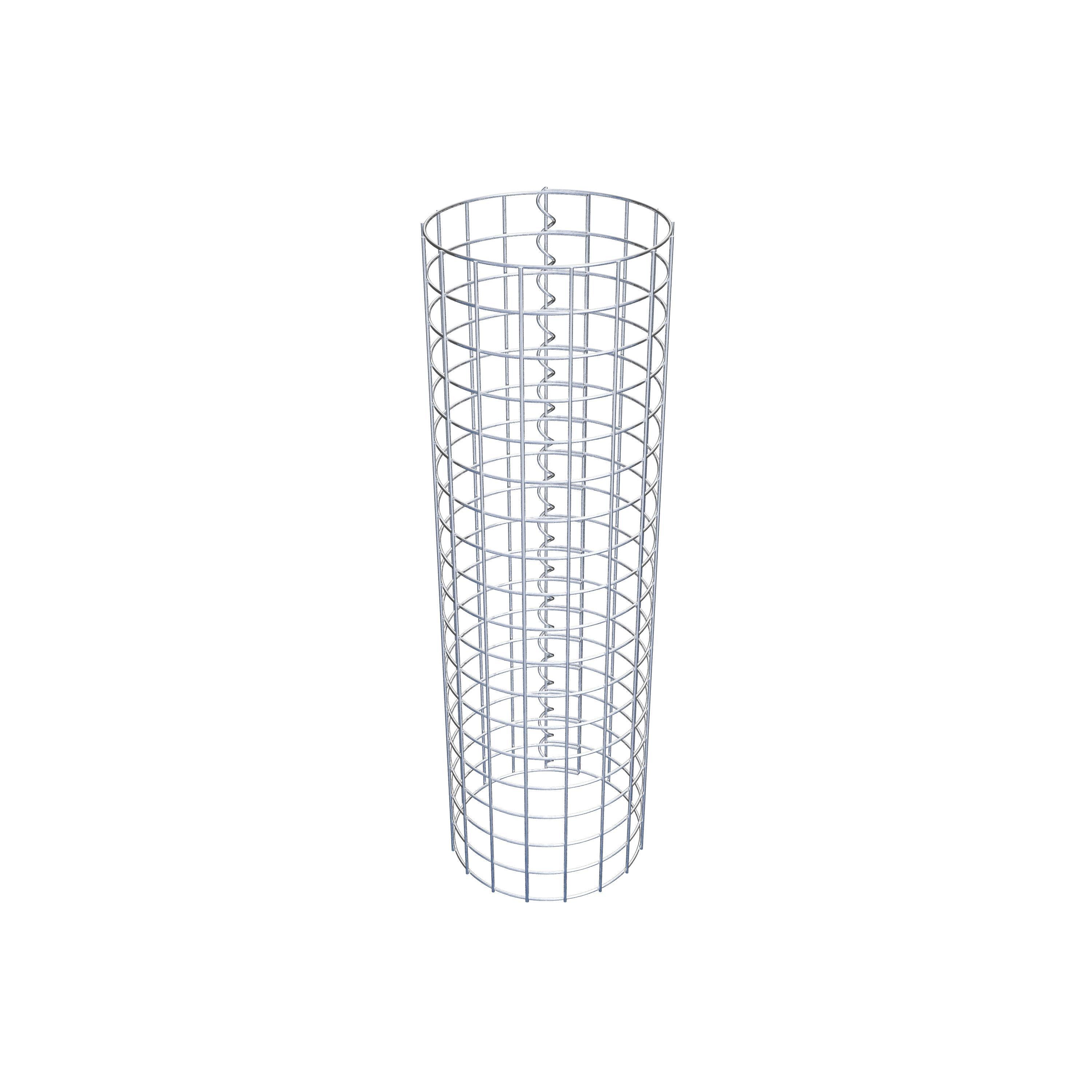 Coluna de gabião diâmetro 27 cm MW 5 x 5 cm redondo