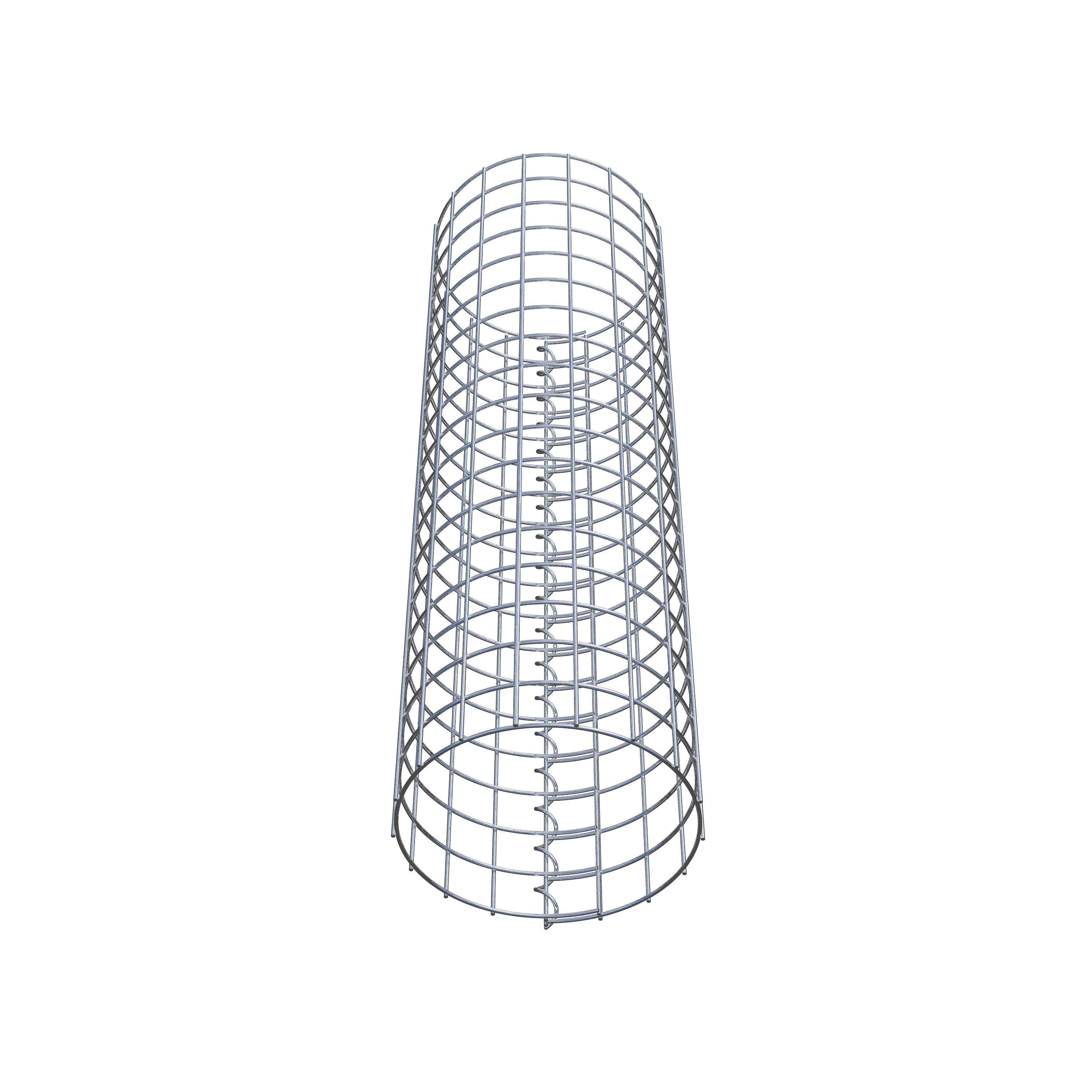 Coluna de gabião diâmetro 27 cm MW 5 x 5 cm redondo