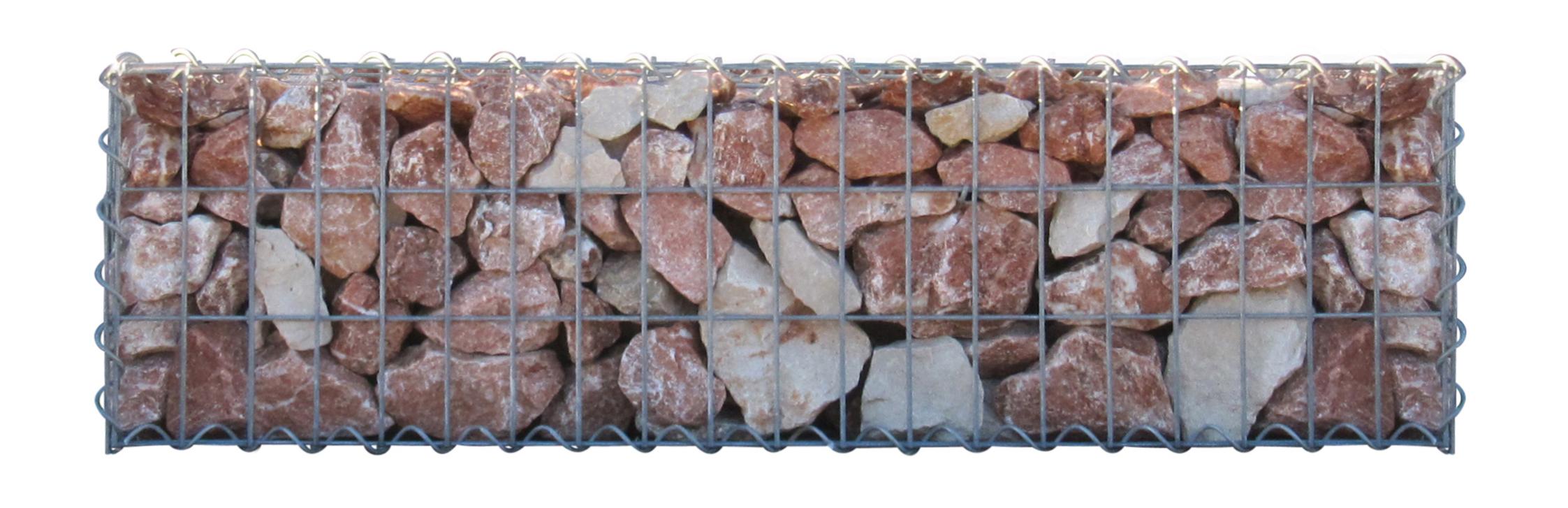 Gabion 100 cm x 30 cm x 30 cm (L x H x D), mesh size 5 cm x 10 cm, spiral