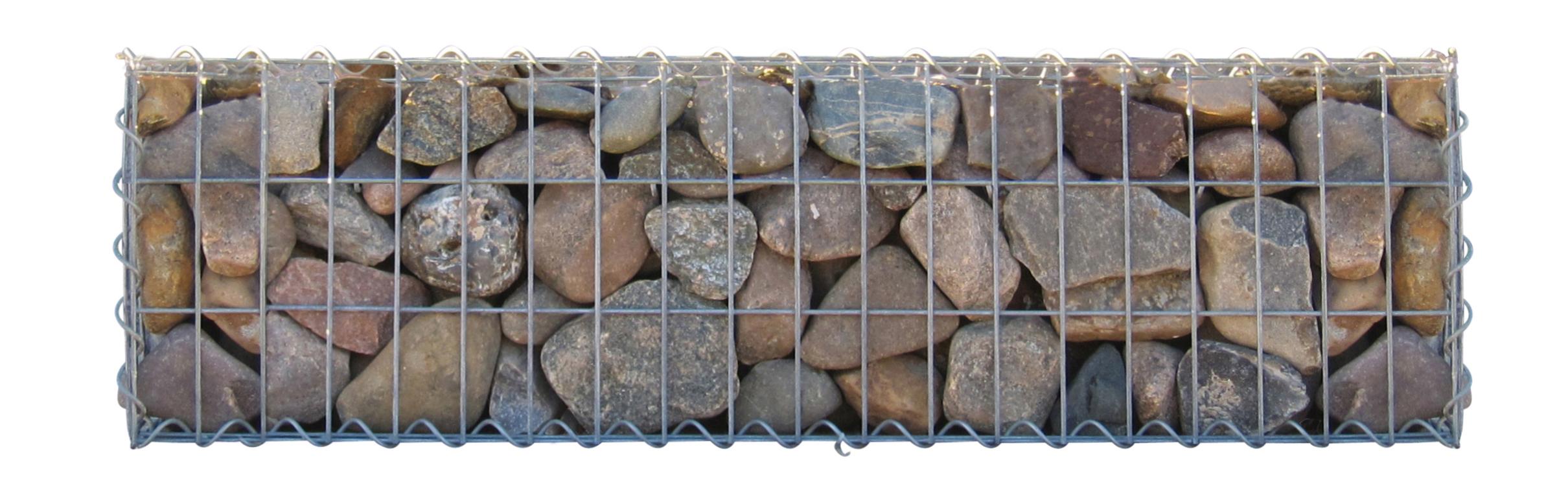 Gabion 100 cm x 30 cm x 30 cm (L x H x D), mesh size 5 cm x 10 cm, spiral