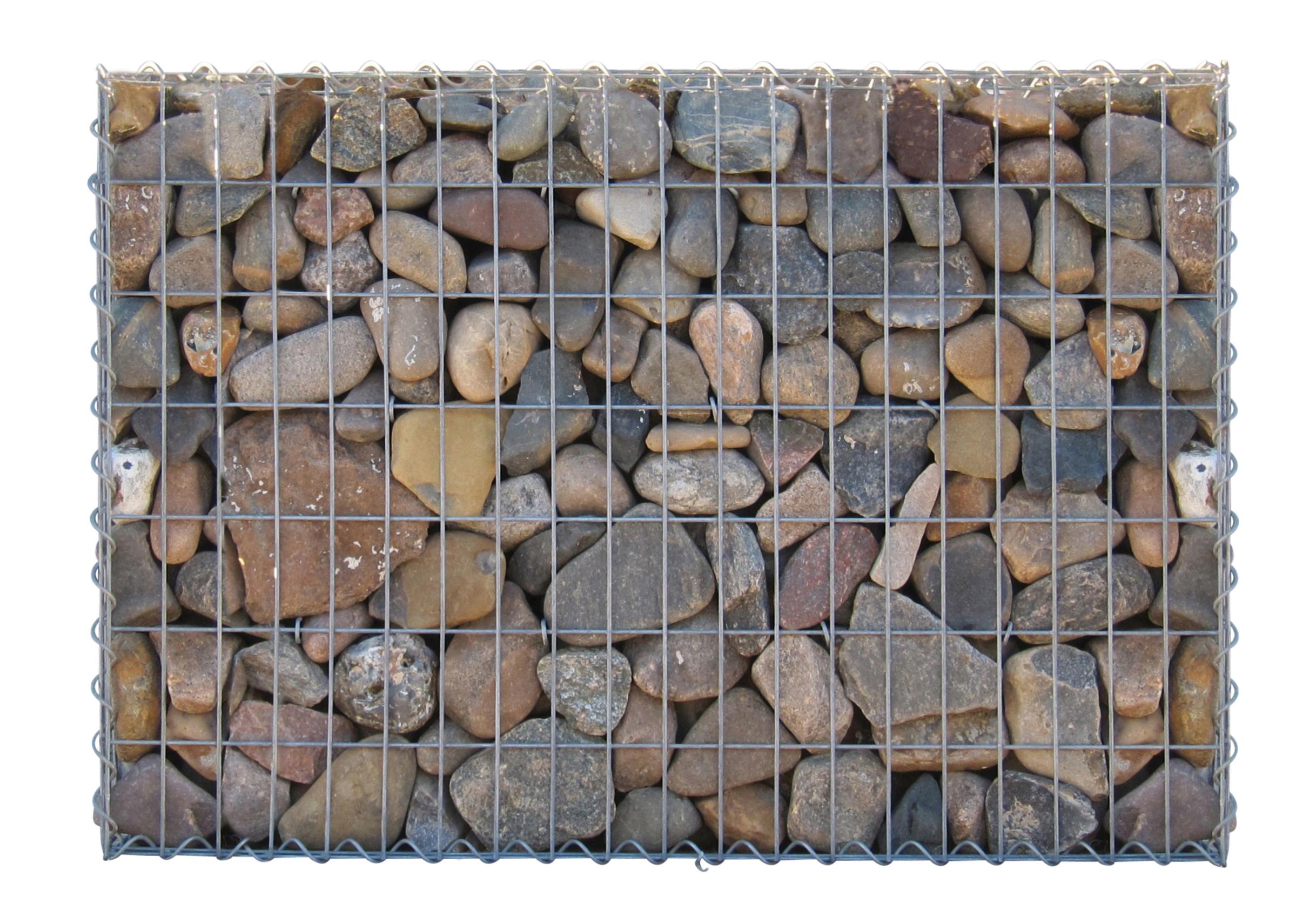 Gabion 100 cm x 70 cm x 30 cm (L x H x D), maskestørrelse 5 cm x 10 cm, spiral