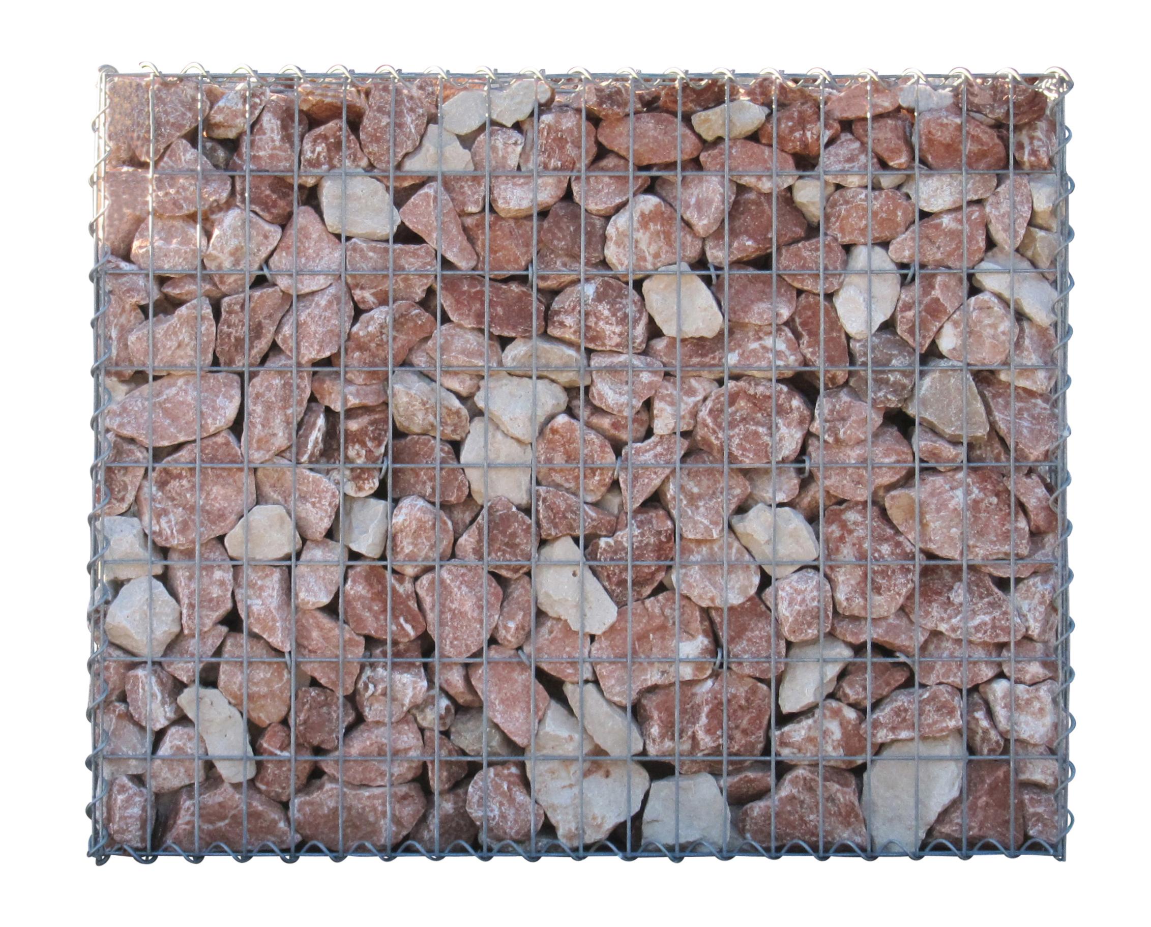 Gabion 100 cm x 80 cm x 30 cm (L x H x D), maskstorlek 5 cm x 10 cm, spiral