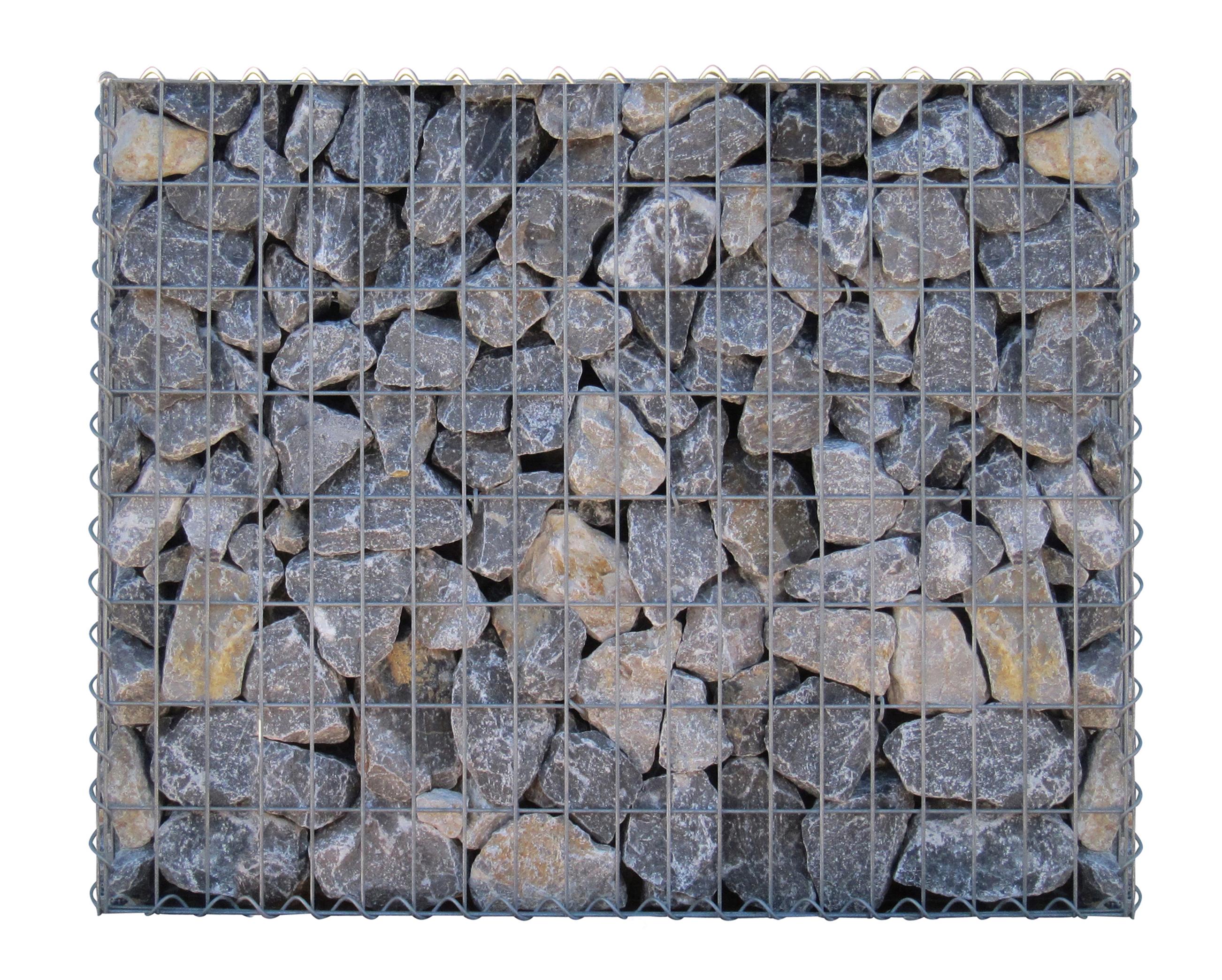 Gabion 100 cm x 80 cm x 30 cm (L x H x D), mesh size 5 cm x 10 cm, spiral