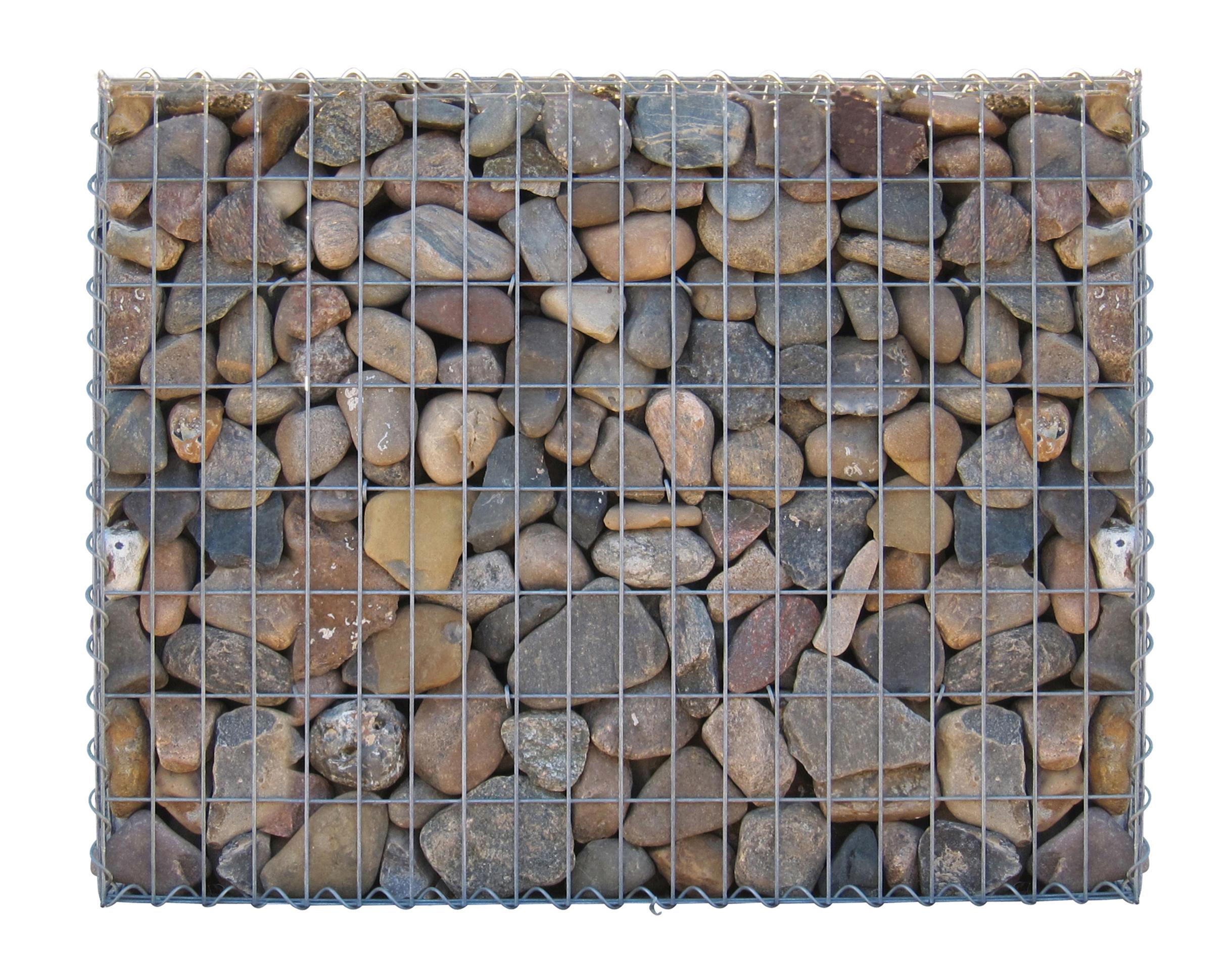 Gabion 100 cm x 80 cm x 30 cm (L x H x D), mesh size 5 cm x 10 cm, spiral