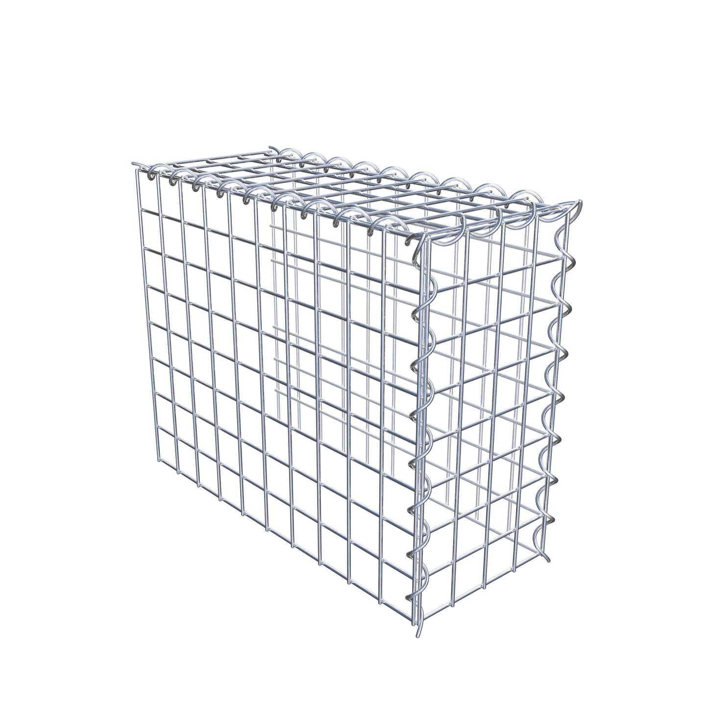 Grown-on gabion type 4 50 cm x 40 cm x 20 cm (L x H x D), mesh size 5 cm x 5 cm, spiral