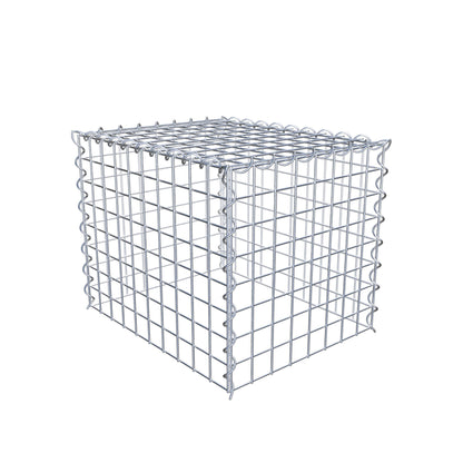Gabion rapporté type 3 50 cm x 40 cm x 40 cm (L x H x P), mailles 5 cm x 5 cm, spirale