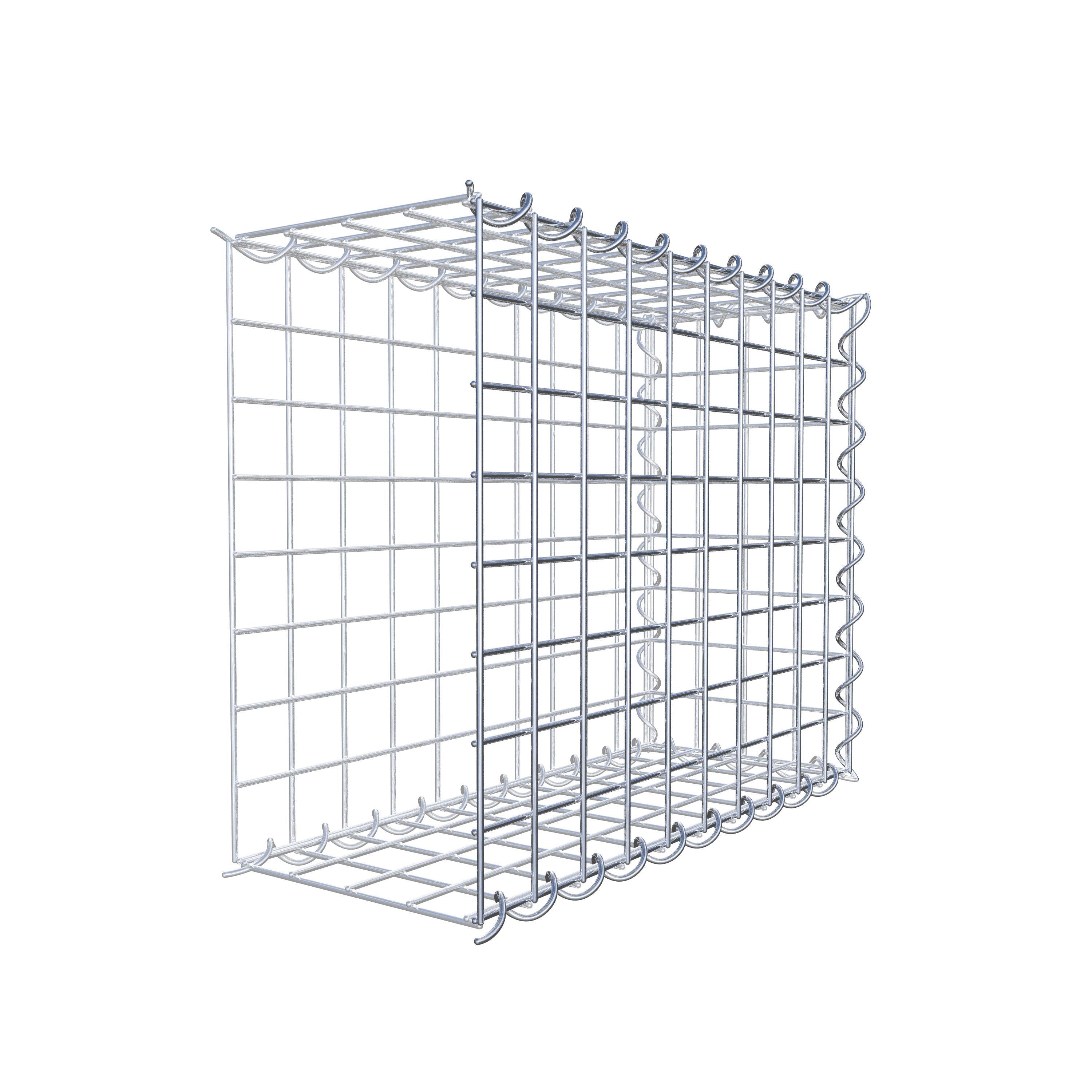 Grown-on gabion type 2 50 cm x 40 cm x 20 cm (L x H x D), mesh size 5 cm x 5 cm, spiral