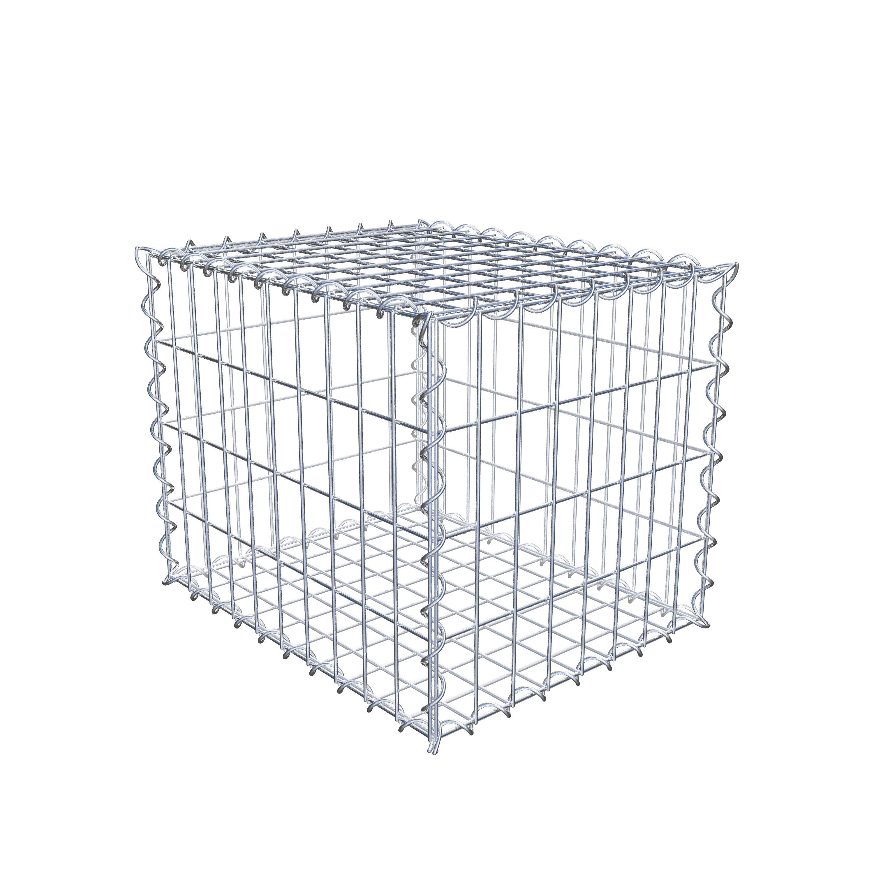 Gabion 50 cm x 40 cm x 40 cm (L x H x D), maskestørrelse 5 cm x 10 cm, spiral