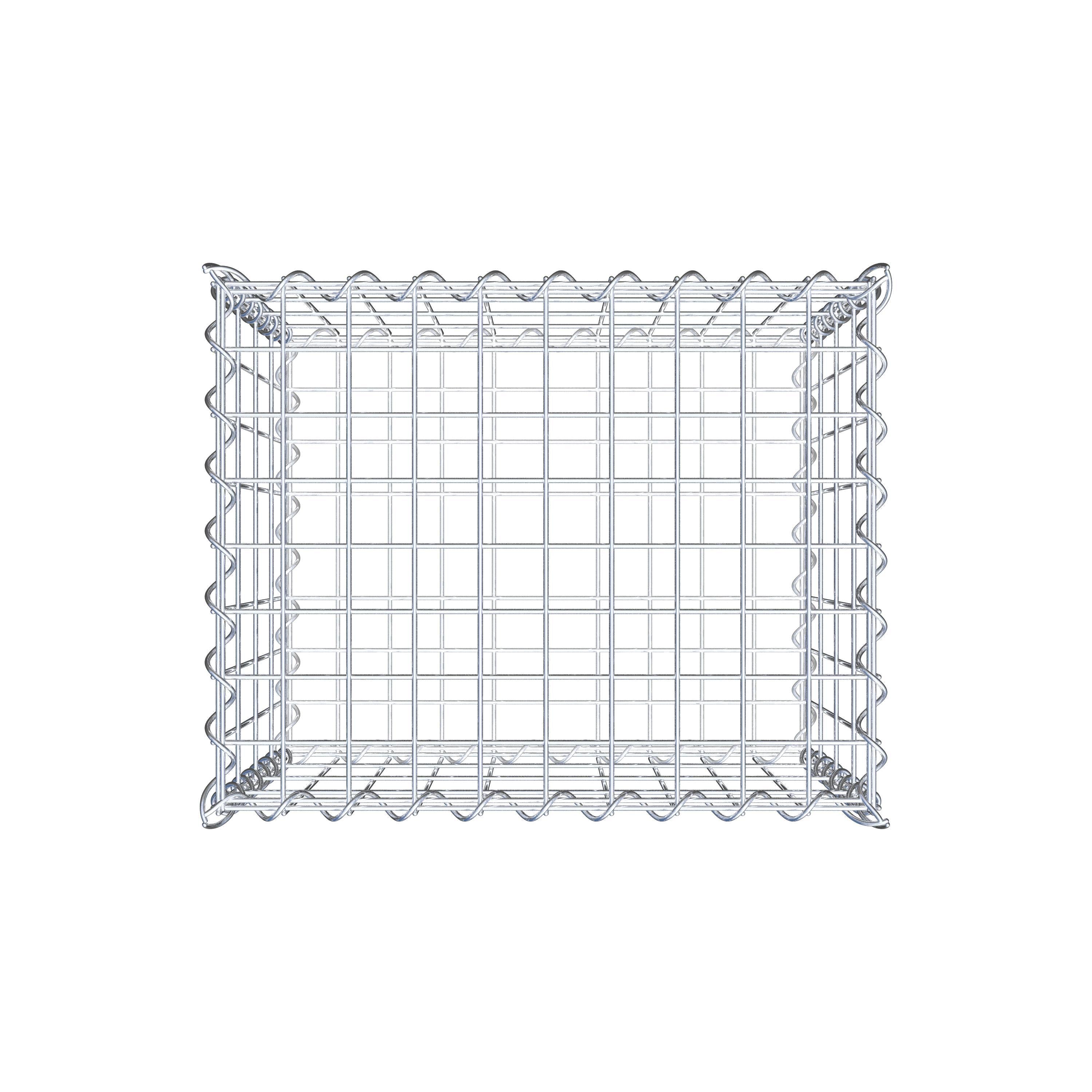 Gabion 50 cm x 40 cm x 40 cm (L x H x D), mesh size 5 cm x 10 cm, spiral