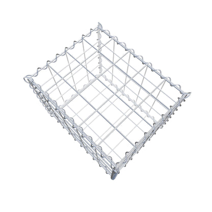 Gabion 50 cm x 40 cm x 40 cm (L x H x P), mailles 10 cm x 10 cm, spirale