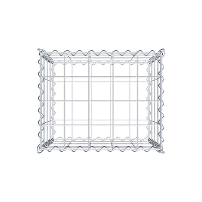 Gabion 50 cm x 40 cm x 40 cm (L x H x P), mailles 10 cm x 10 cm, spirale