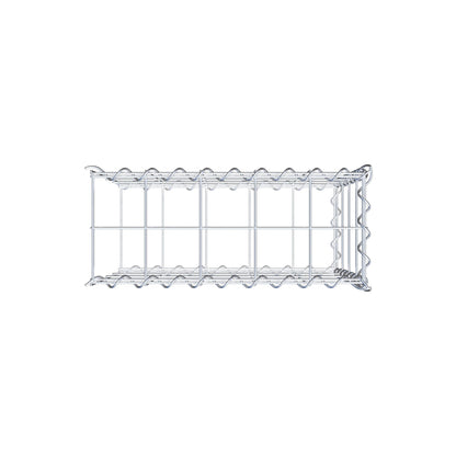 Anbaugabione Typ 2 50 cm x 40 cm x 20 cm (L x H x T), Maschenweite 10 cm x 10 cm, Spirale