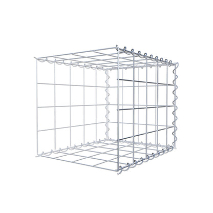 Gabion rapporté type 2 50 cm x 40 cm x 40 cm (L x H x P), mailles 10 cm x 10 cm, spirale