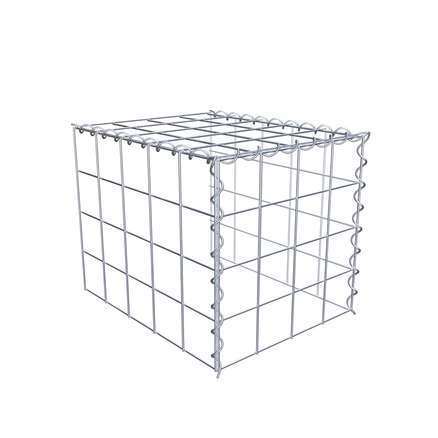 Extra gabion typ 4 50 cm x 40 cm x 40 cm (L x H x D), maskstorlek 10 cm x 10 cm, spiral