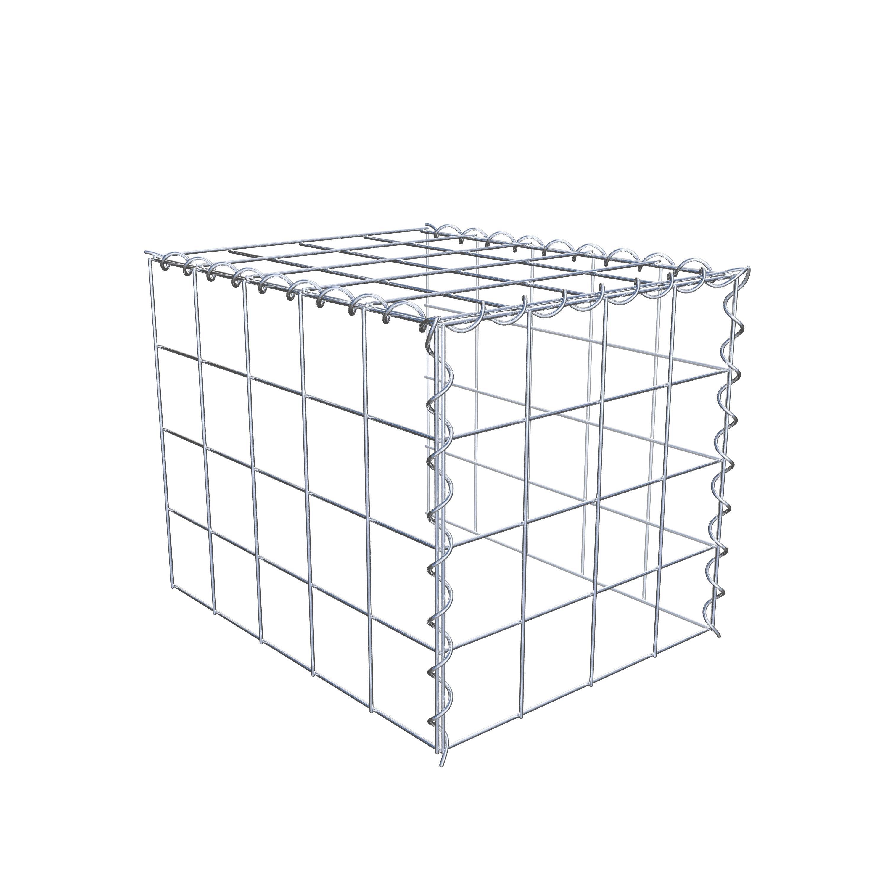 Extra gabion typ 4 50 cm x 40 cm x 40 cm (L x H x D), maskstorlek 10 cm x 10 cm, spiral